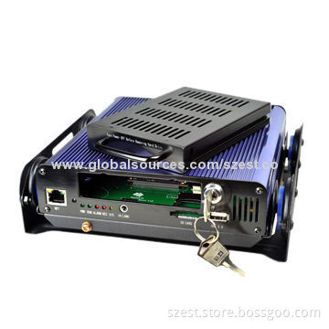 Vehicle DVR System with Live-video, GPS Tracking, Track Playback 4ch D1 H.264 2.5" HDD Mobile DVRNew